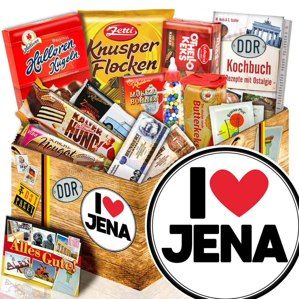 I love Jena - Süßigkeiten Set DDR L