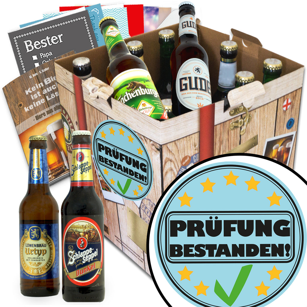 Prüfung bestanden | 9 Biersorten Bier Deutschlandreise | Präsent