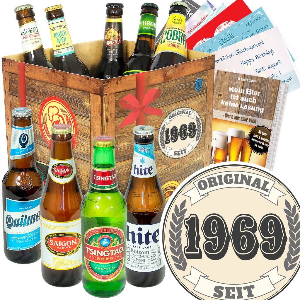 Original seit 1969 | 9 Spezialitäten Bier International | Box