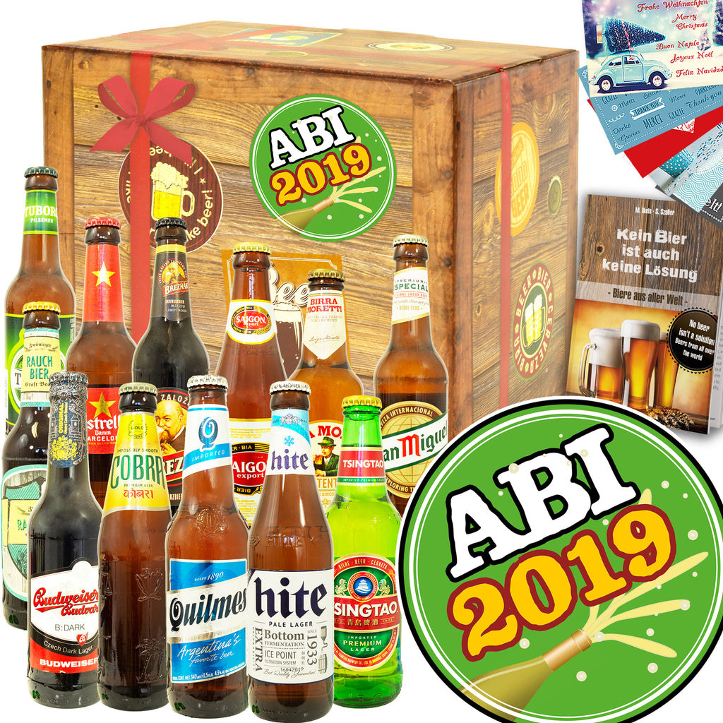 Abi 2019 | 12 Flaschen Bierweltreise | Paket