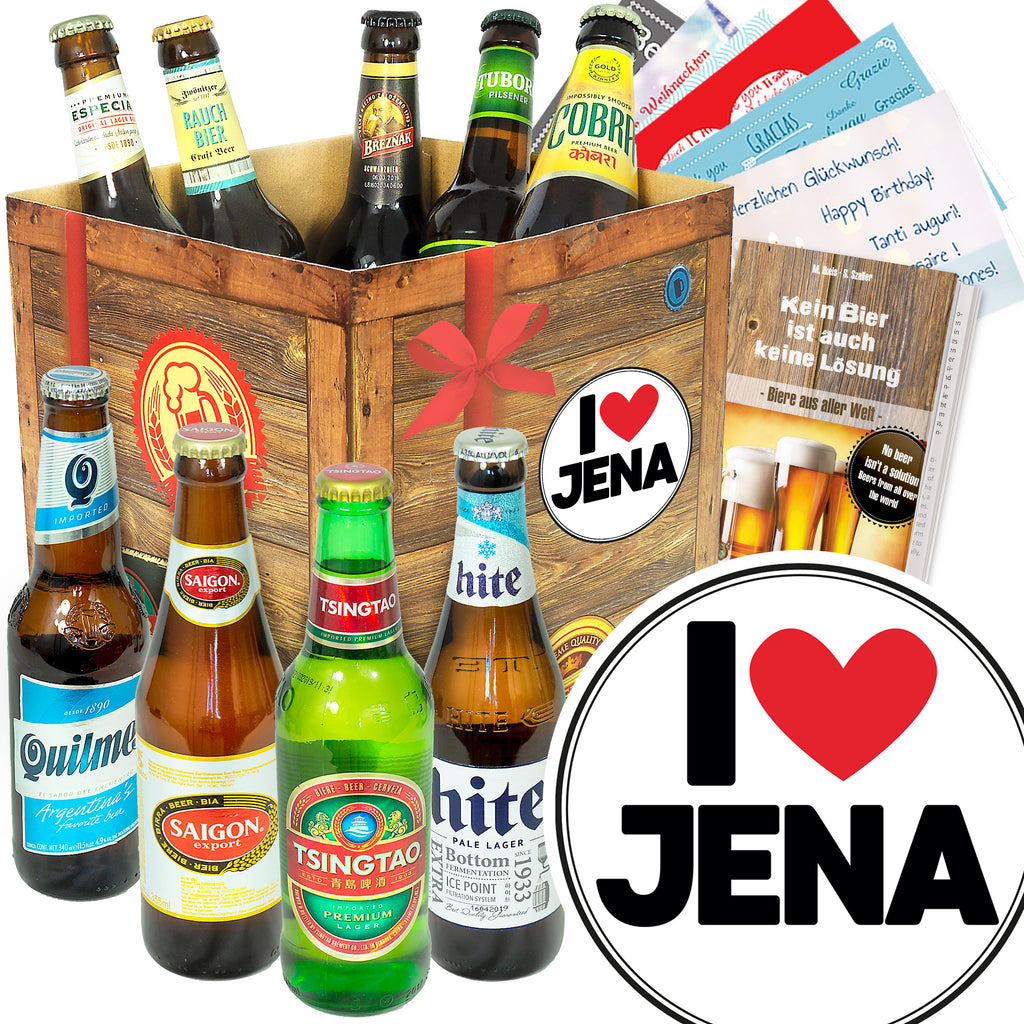 I love Jena | 9x Biere der Welt Exoten | Box
