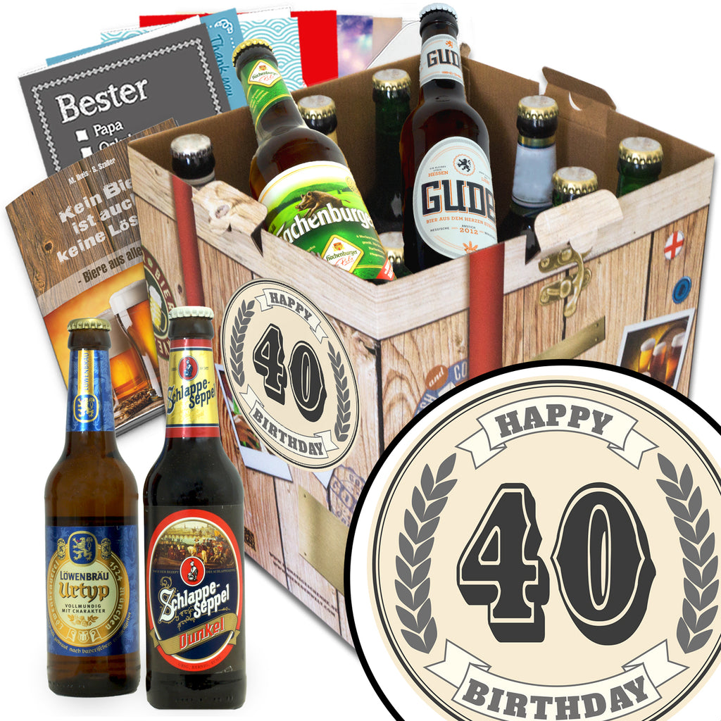 40. Geburtstag | 9x Bier Bier Deutschlandreise | Probierpaket