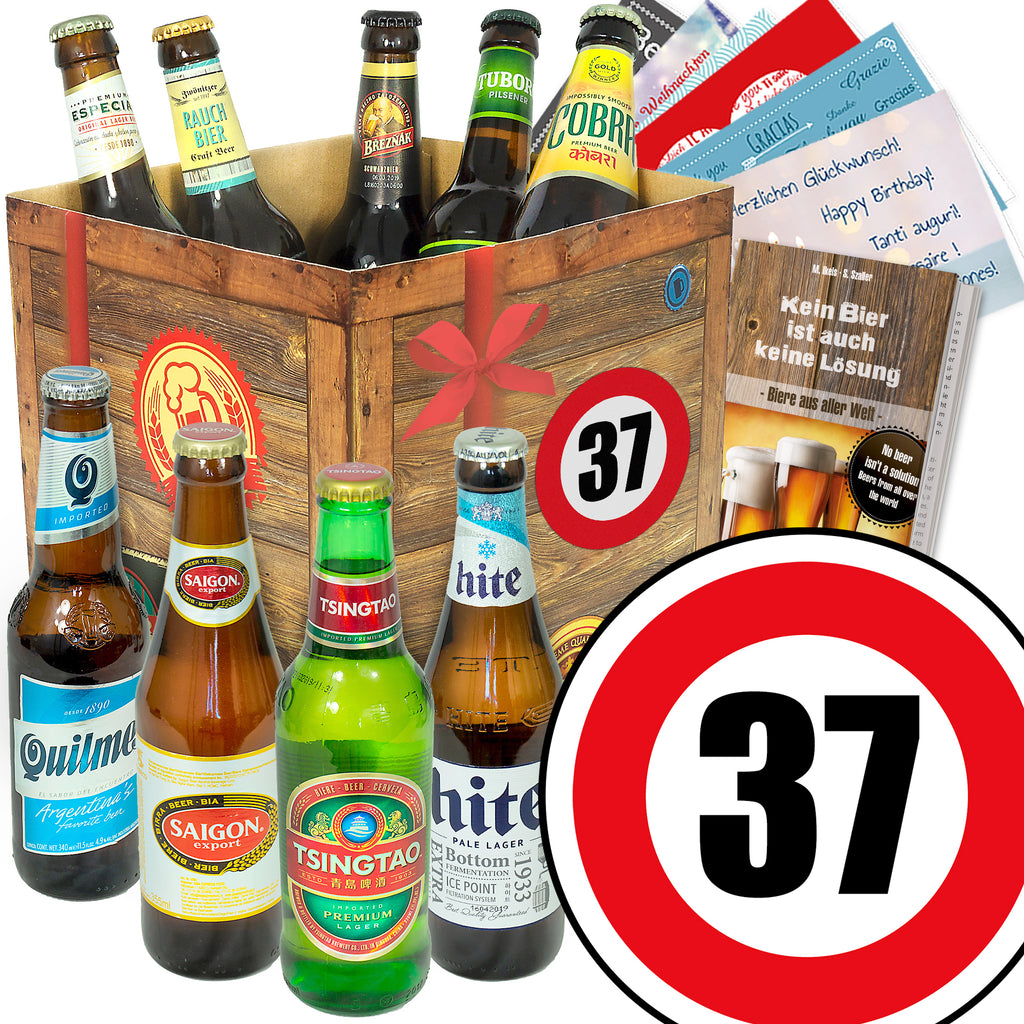 Zahl 37 | 9 Flaschen Bierweltreise | Bierverkostung