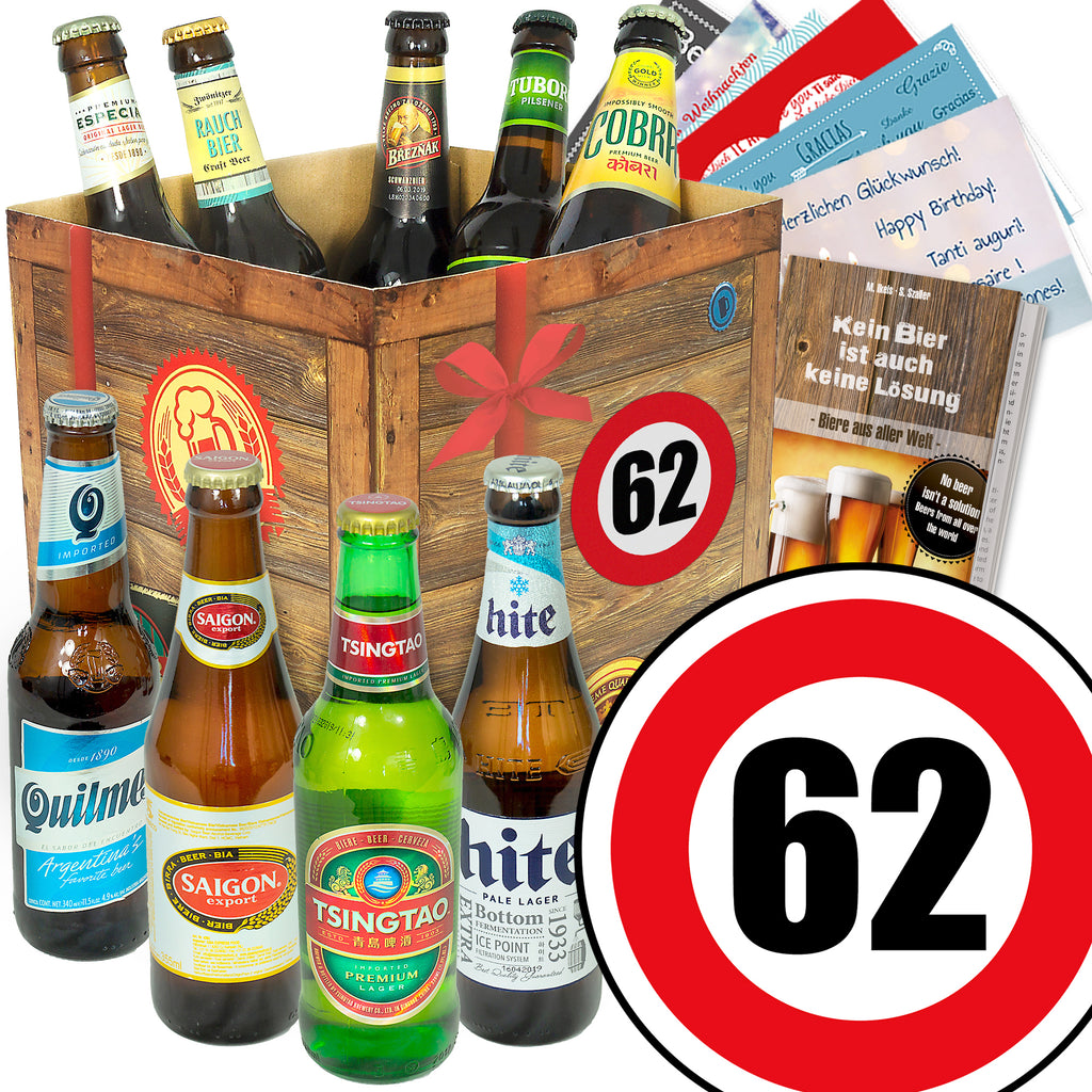 Zahl 62 | 9 Spezialitäten Bierweltreise | Geschenkbox