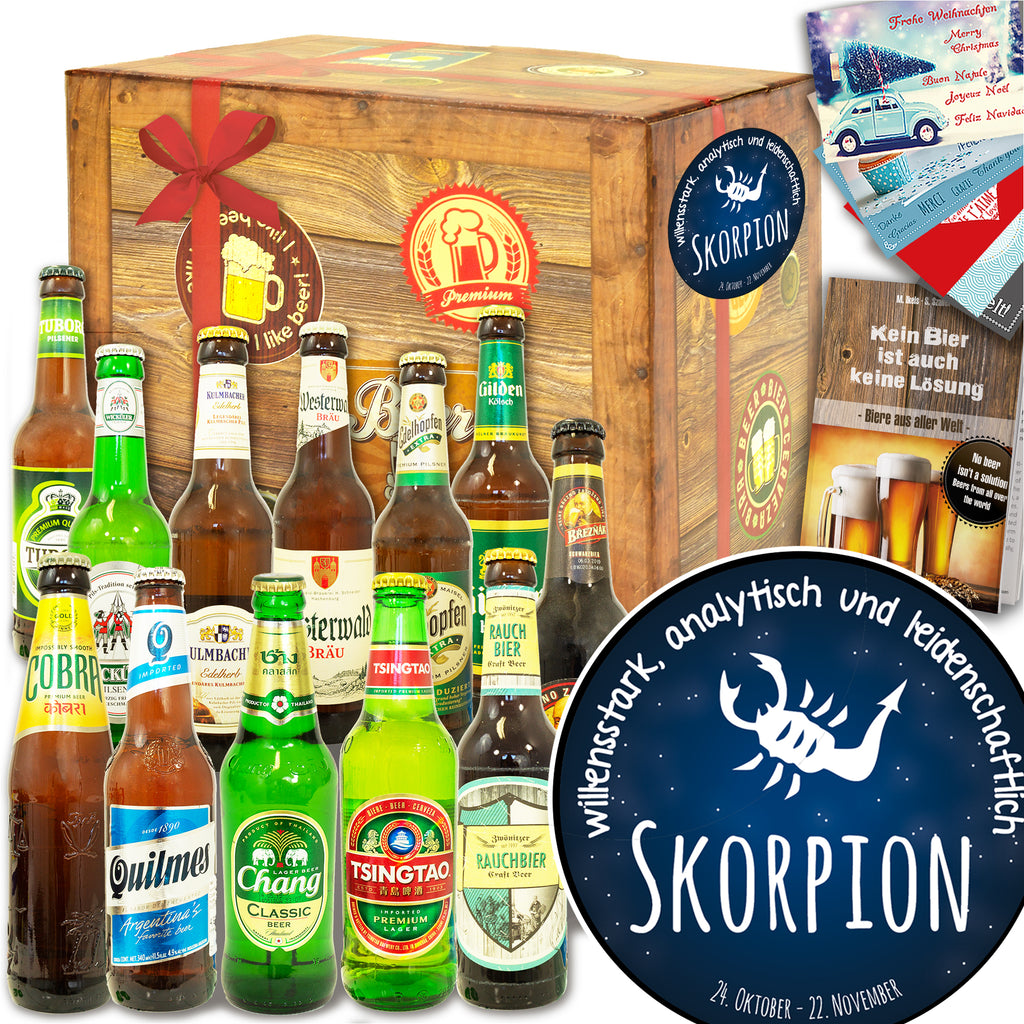Sternzeichen Skorpion | 12x Bier Deutschland und Welt | Biertasting