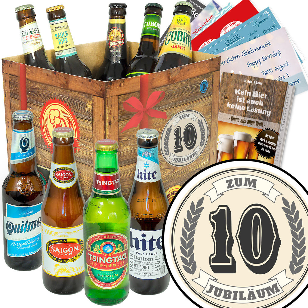Zum 10. Jubiläum | 9 Länder Bier International | Bierpaket