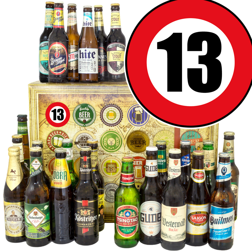 Zahl 13 | 24 Biersorten Bier Deutschland und Welt | Biertasting