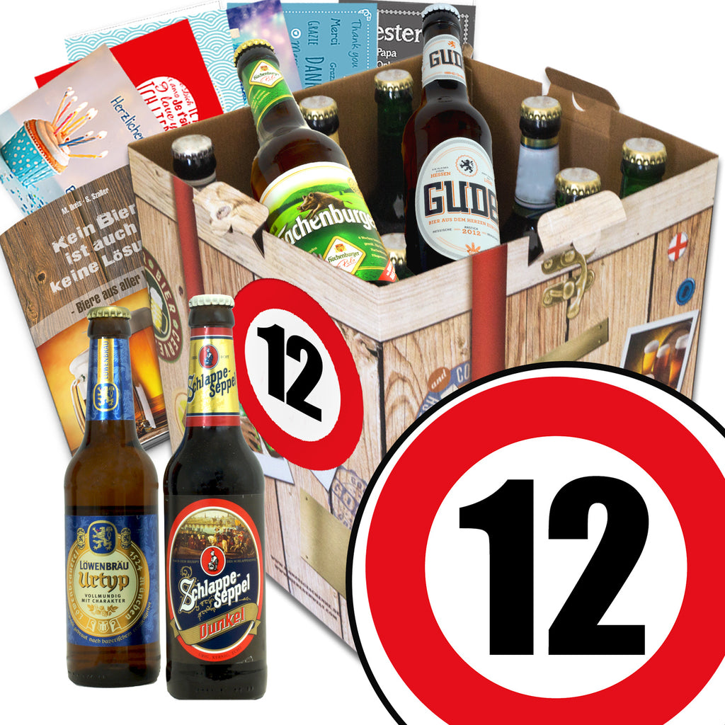 Zahl 12 | 9 Spezialitäten Biere Deutschland | Geschenkidee