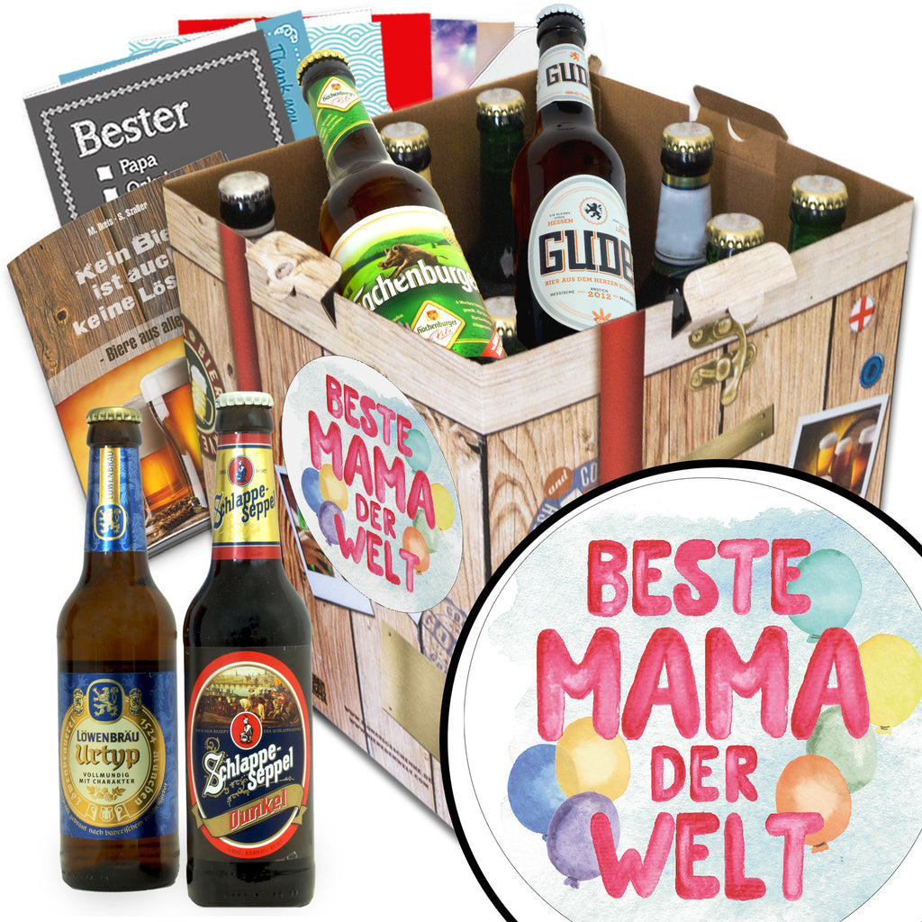 Beste Mama | 9x Bier Bier Deutschlandreise | Bierpaket