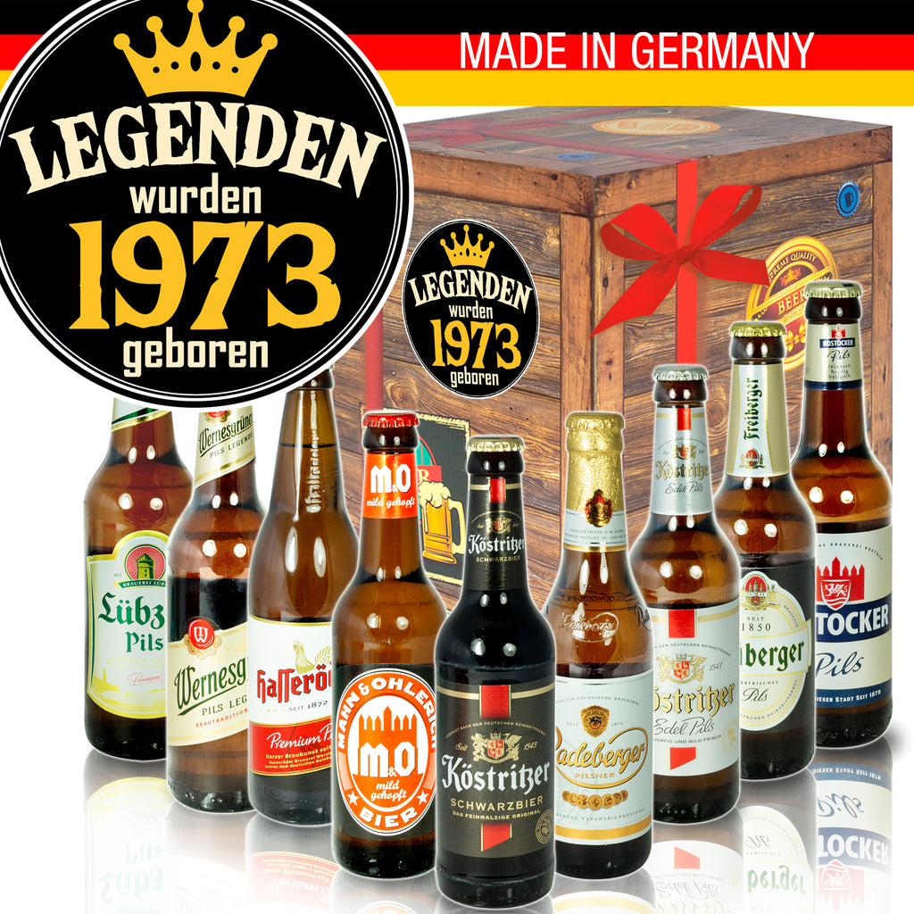 Legenden 1973 | 9x Bier Ostdeutsche Biere | Probierpaket