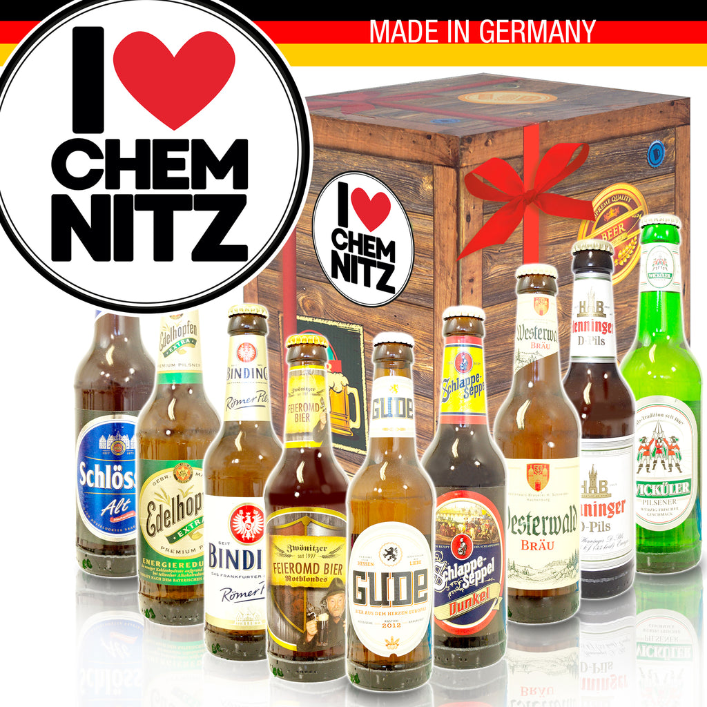 I love Chemnitz | 9 Biersorten Bier Deutschlandreise | Bierpaket
