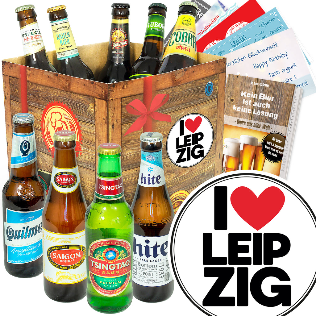 I love Leipzig | 9x Bier Weltreise | Bier Geschenk