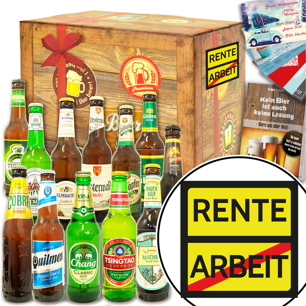 Rente | 12x Bier Deutschland und Welt | Geschenkidee