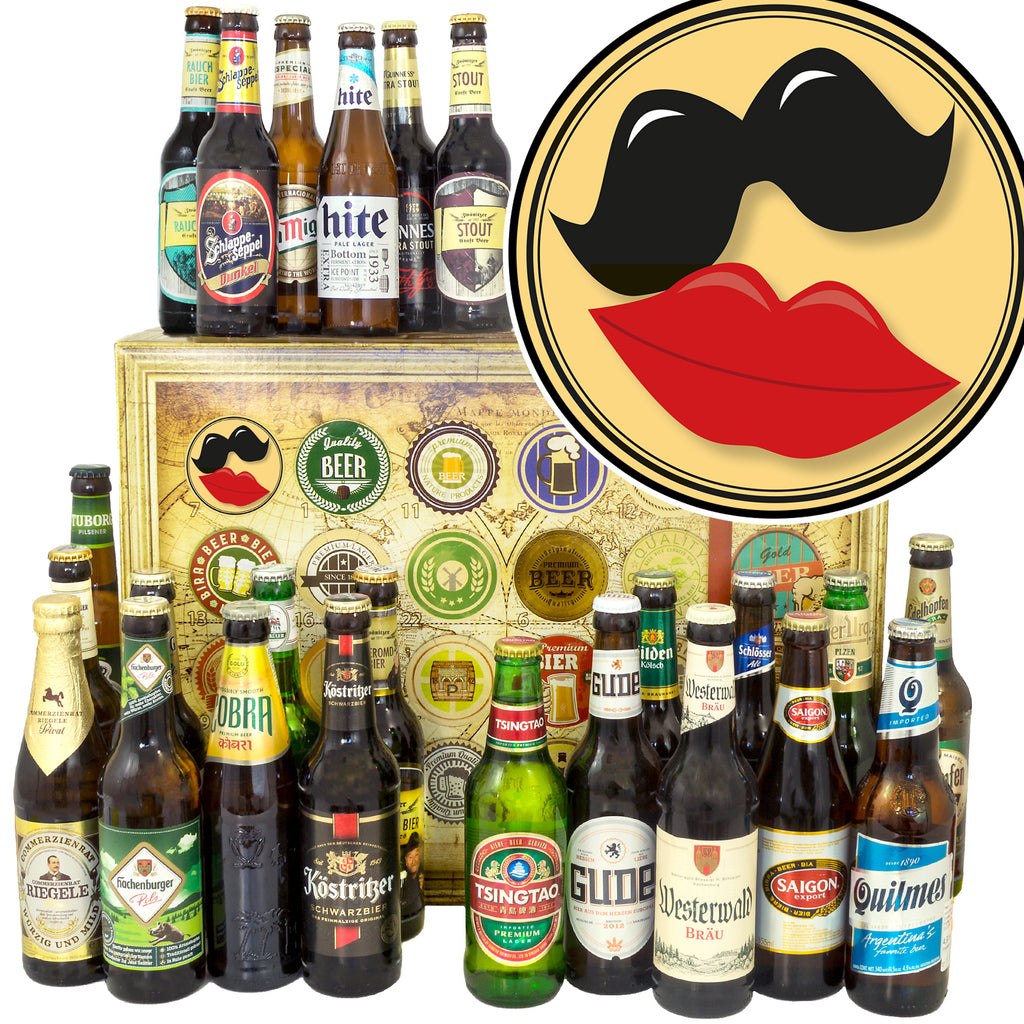 Zur Hochzeit | 24x Bier Bier Deutschland und Welt | Probierpaket