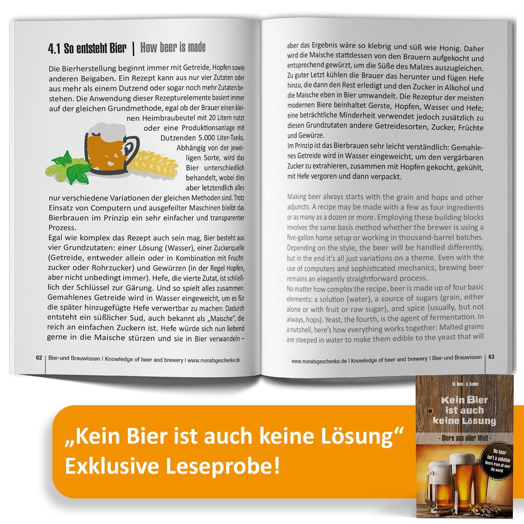Zahl 45 | 24 Biersorten Bier Deutschland und Welt | Bierpaket