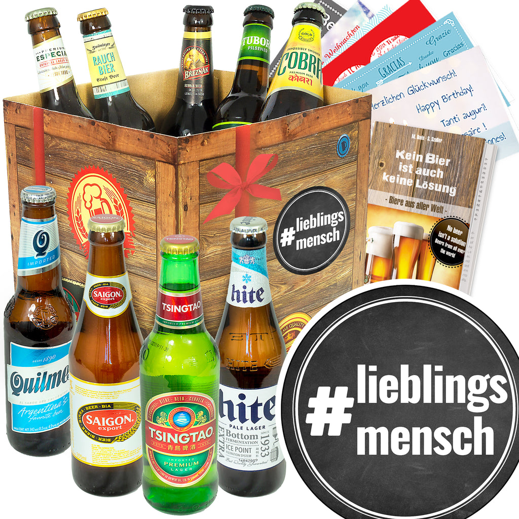 #lieblingsmensch | 9 Länder Biere aus aller Welt | Bier Geschenk