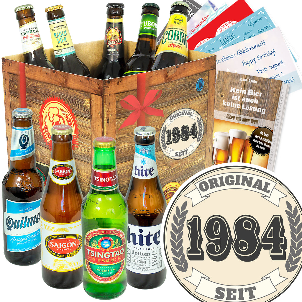 Original seit 1984 | 9 Biersorten Biere der Welt | Paket