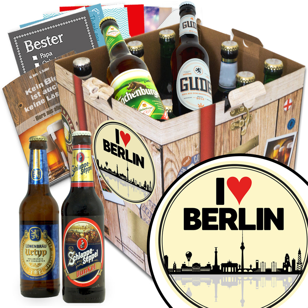 I love Berlin | 9x Bier Deutschlandreise | Präsent