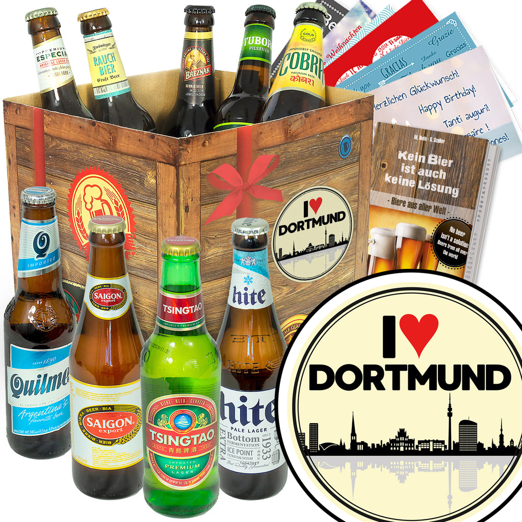 I love Dortmund | 9x Bierweltreise | Geschenkbox