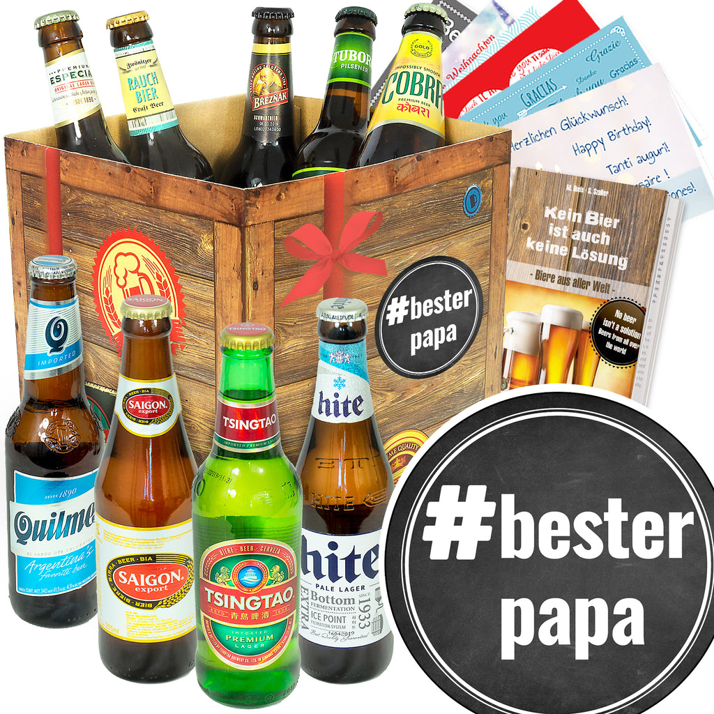 #BesterPapa | 9 Flaschen Bierweltreise | Geschenk Box