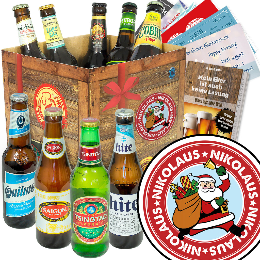 Nikolaus | 9x Bier Weltreise | Biergeschenk