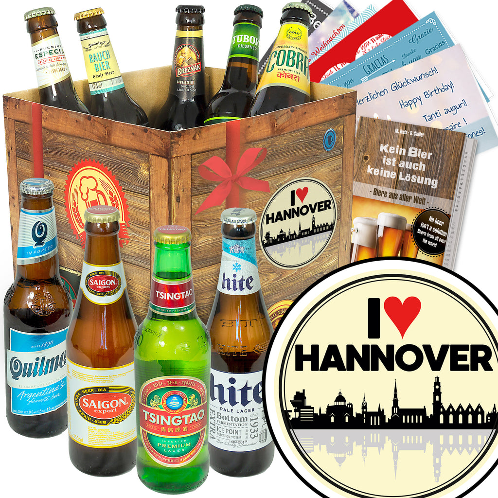 I love Hannover | 9 Biersorten Bierweltreise | Biergeschenk