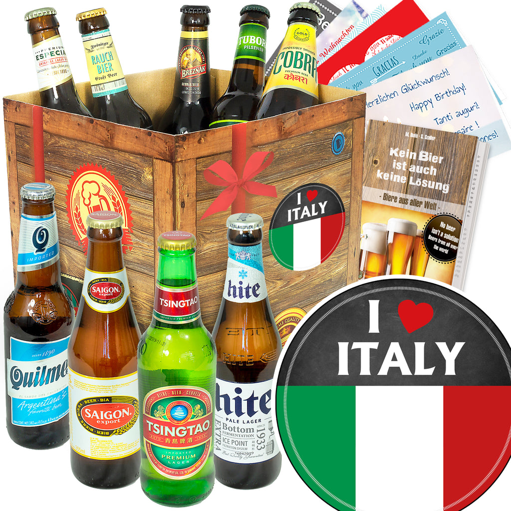 I love Italy | 9 Länder Biere aus aller Welt | Bierset