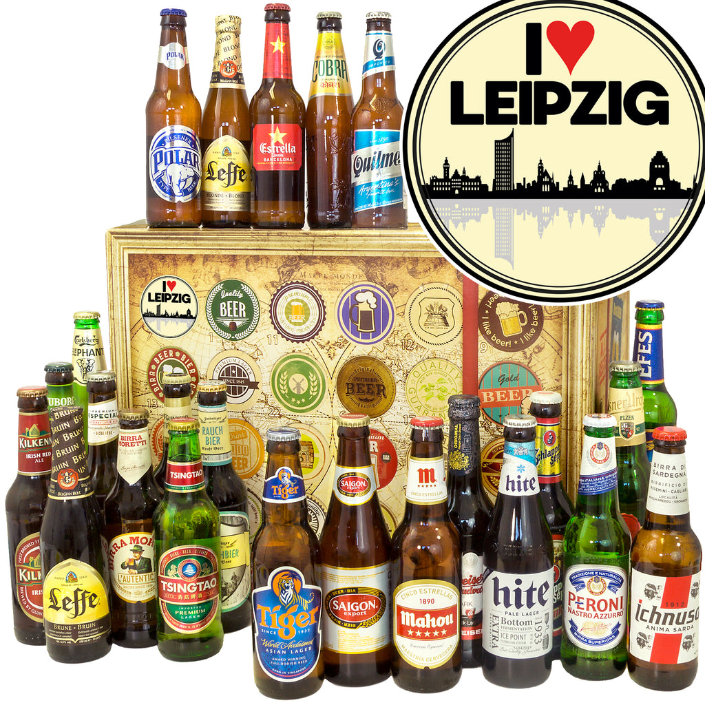 I love Leipzig | 24x Bier Weltreise | Geschenkidee