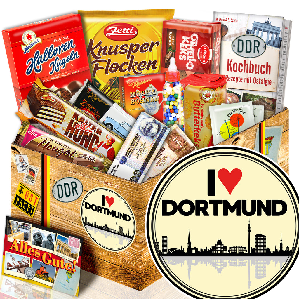 I Love Dortmund - Süßigkeiten Set DDR L