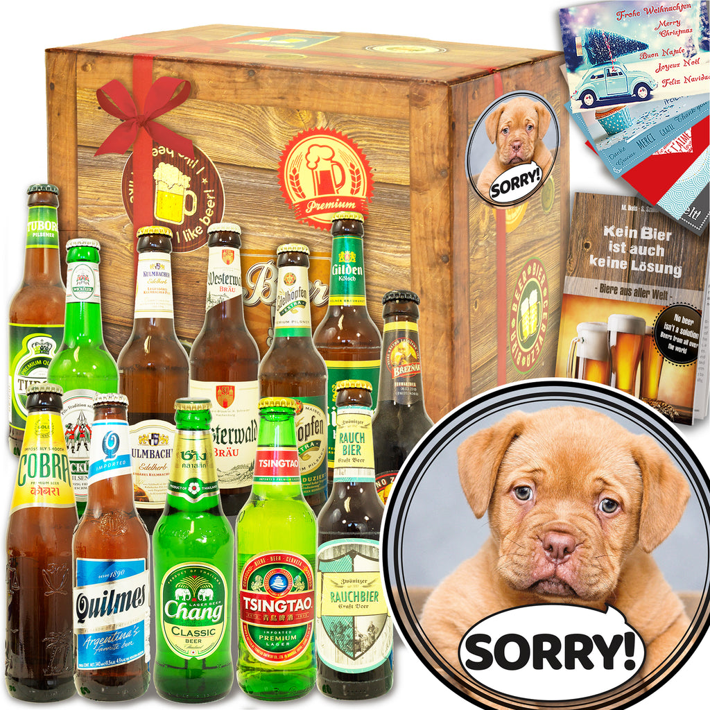 Sorry | 12 Biersorten Biere Welt und Deutschland | Bierbox