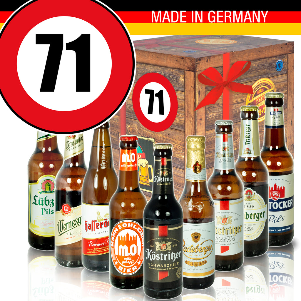 Zahl 71 | 9 Spezialitäten Ostdeutsche Biere | Box