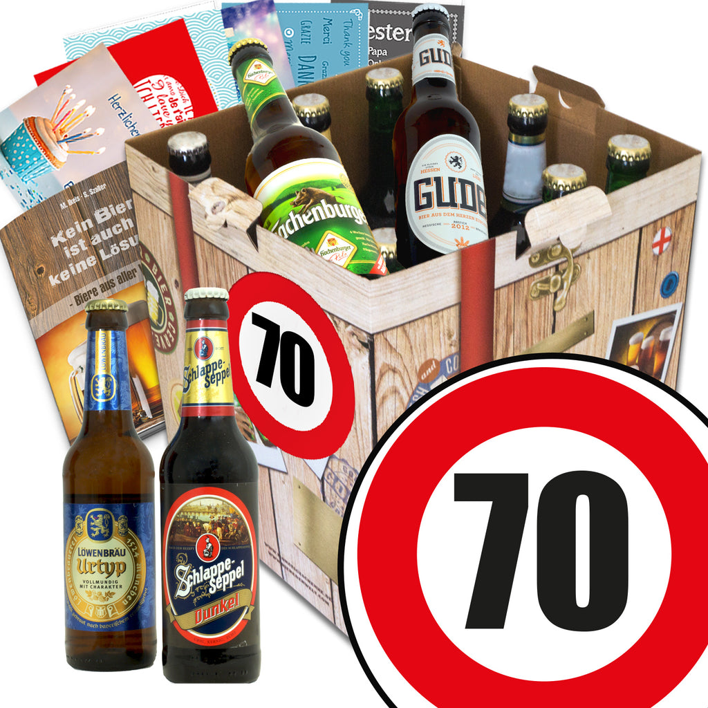 Zahl 70 | 9x Biere Deutschland | Bierset