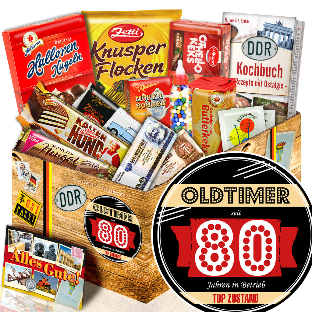 Oldtimer - seit 80 Jahren in Betrieb - Süßigkeiten Set DDR L