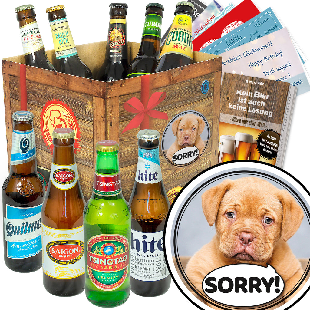 Sorry | 9 Biersorten Biere der Welt | Bierbox