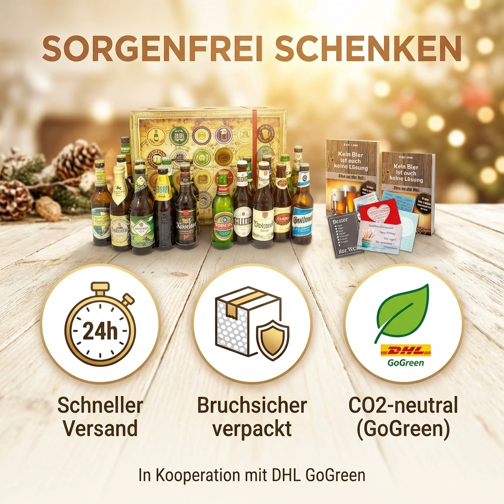 Legenden 1966 | 24 Flaschen Biere der Welt | Geschenkbox - monatsgeschenke.de