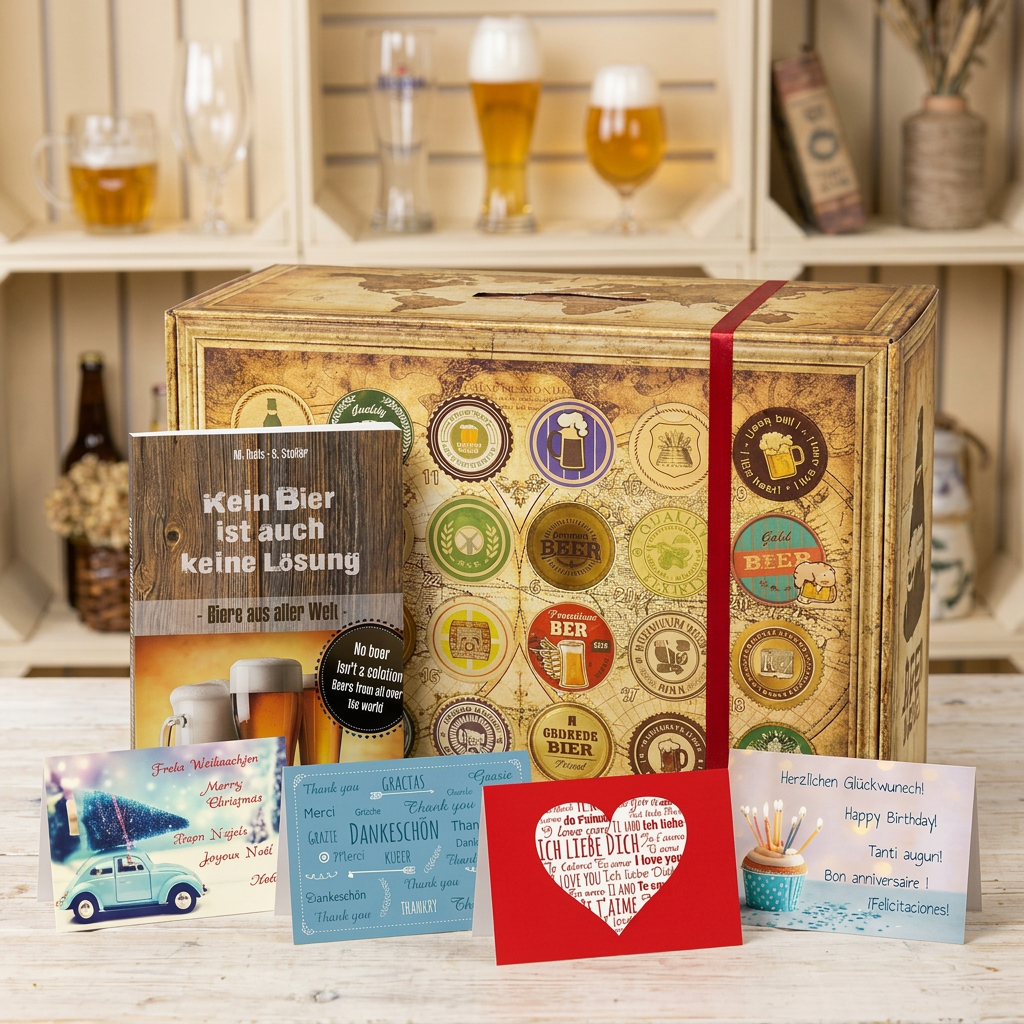 Legenden 1966 | 24 Flaschen Biere der Welt | Geschenkbox - monatsgeschenke.de