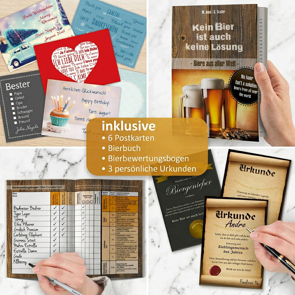 Legenden 1966 | 24 Flaschen Biere der Welt | Geschenkbox - monatsgeschenke.de