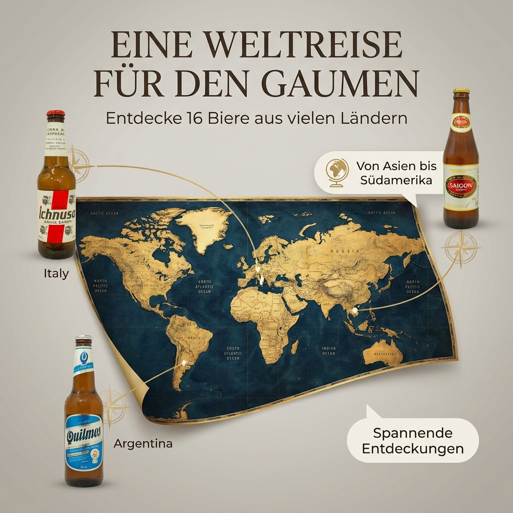 Bier Geschenke | 16 Länder Bier International Paket