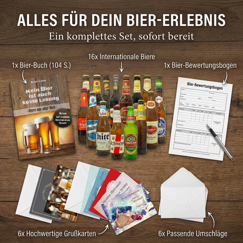 Bier Geschenke | 16 Länder Bier International Paket