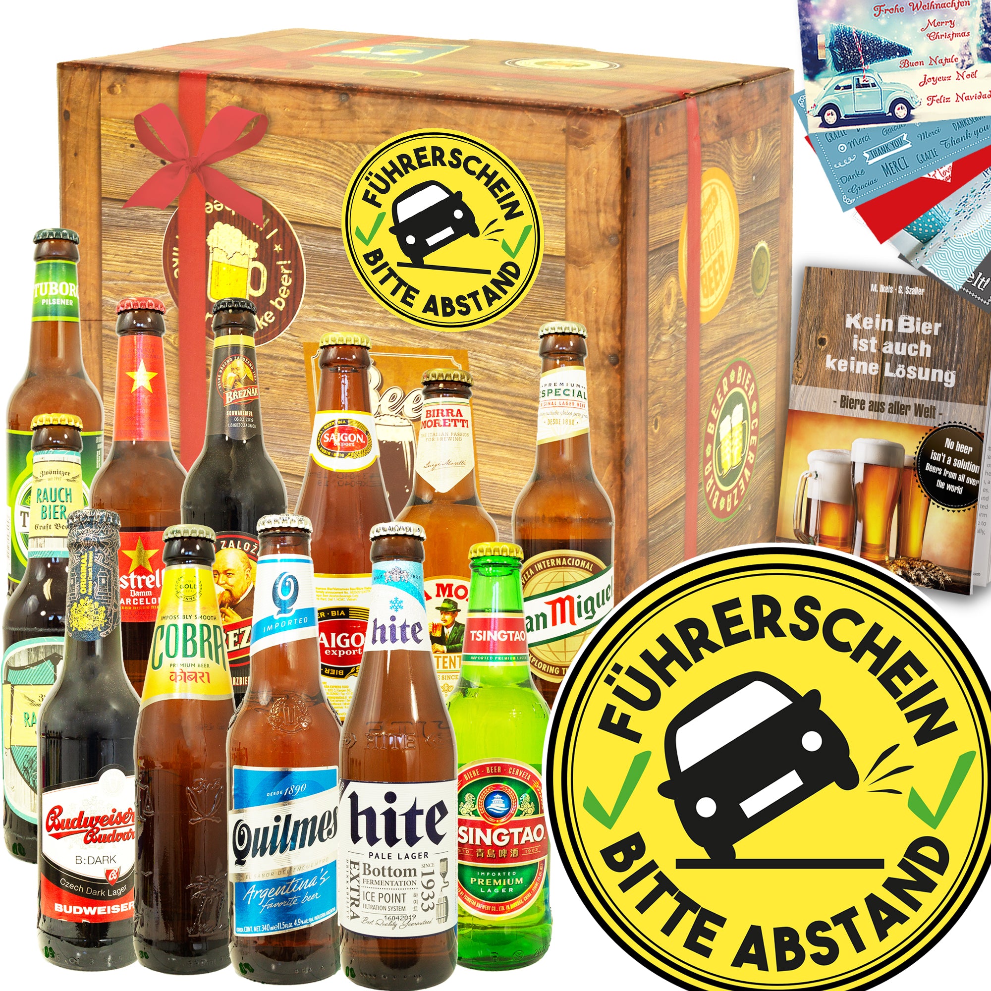 Führerschein bestanden – Bitte Abstand | 12 Länder Biere aus aller Welt | Bierverkostung