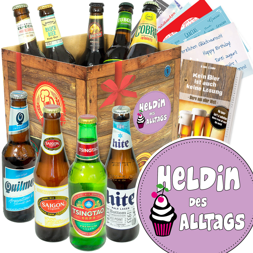 Heldin des Alltags | 9 Biersorten Bier Weltreise | Geschenkidee