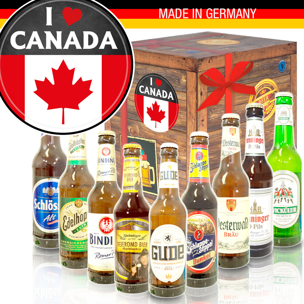 I love Canada | 9x Bier Bier Deutschlandreise | Biergeschenk