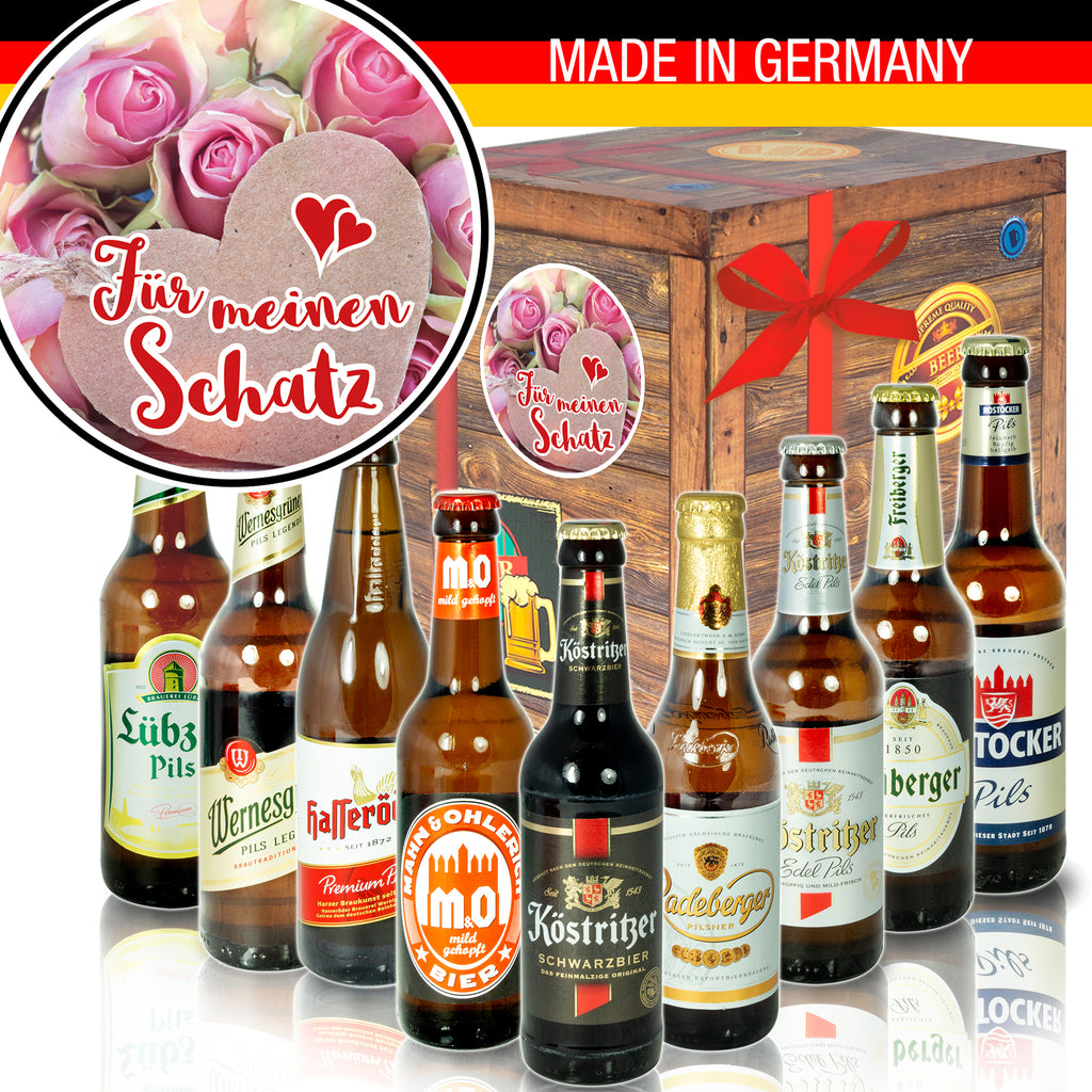 Für meinen Schatz | 9x Biere aus Ostdeutschland | Geschenkpaket