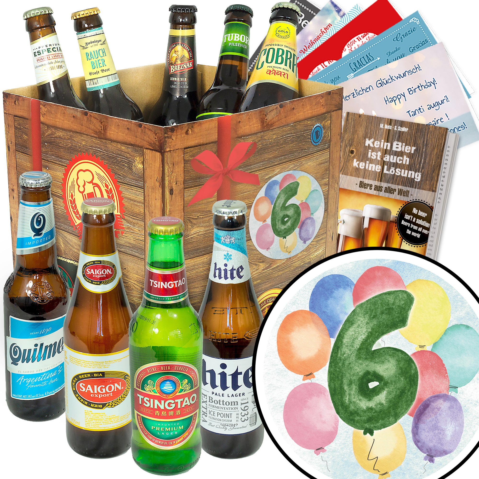 Bier Set | 9x Biere der Welt Geschenkbox