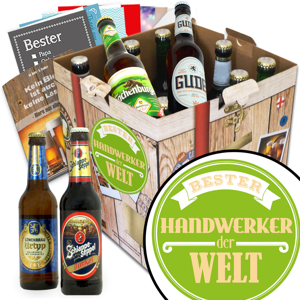 Bester Handwerker | 9x Bier Deutschlandreise | Geschenkkorb