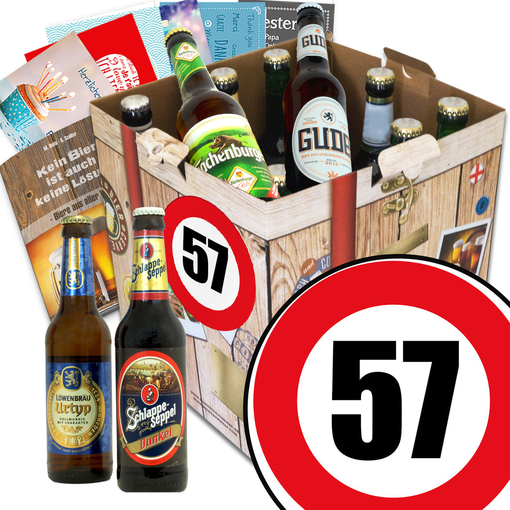 Zahl 57 | 9x Deutsche Biere | Box