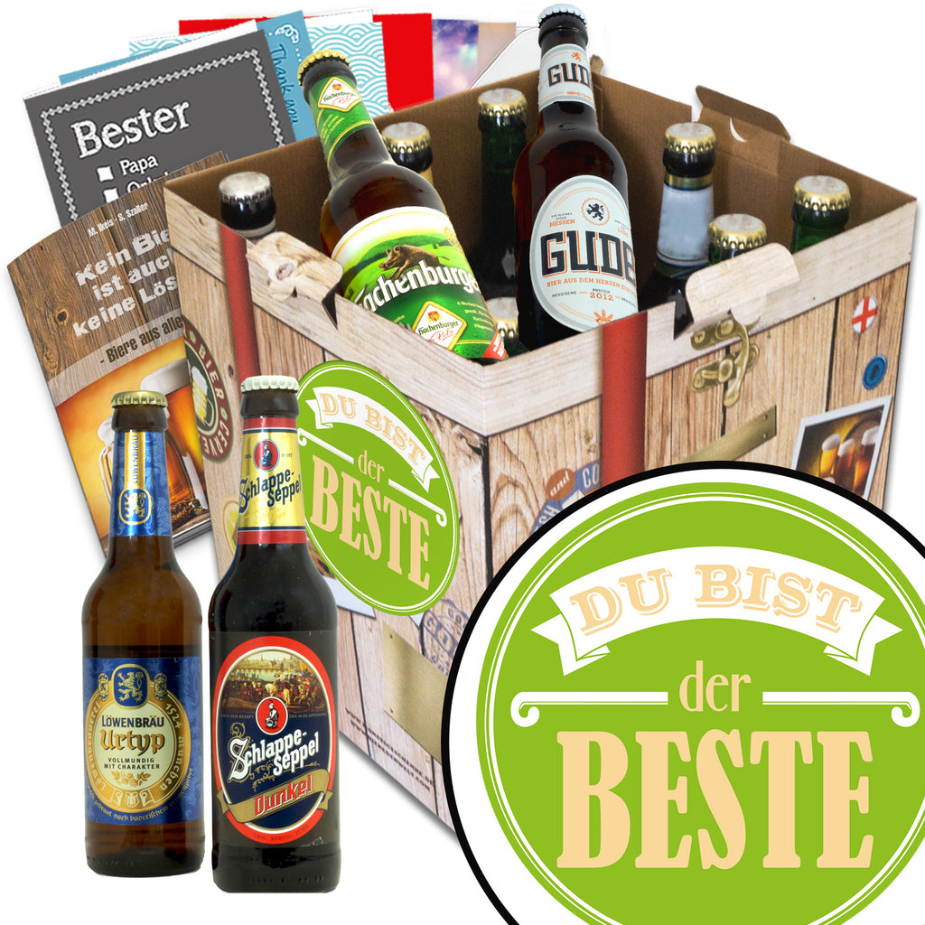 Du bist der Beste | 9 Flaschen Biere aus Deutschland | Bierset