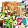 Geburtstag 54 | 12 Spezialitäten Bier aus der Welt und Deutschland | Biergeschenk