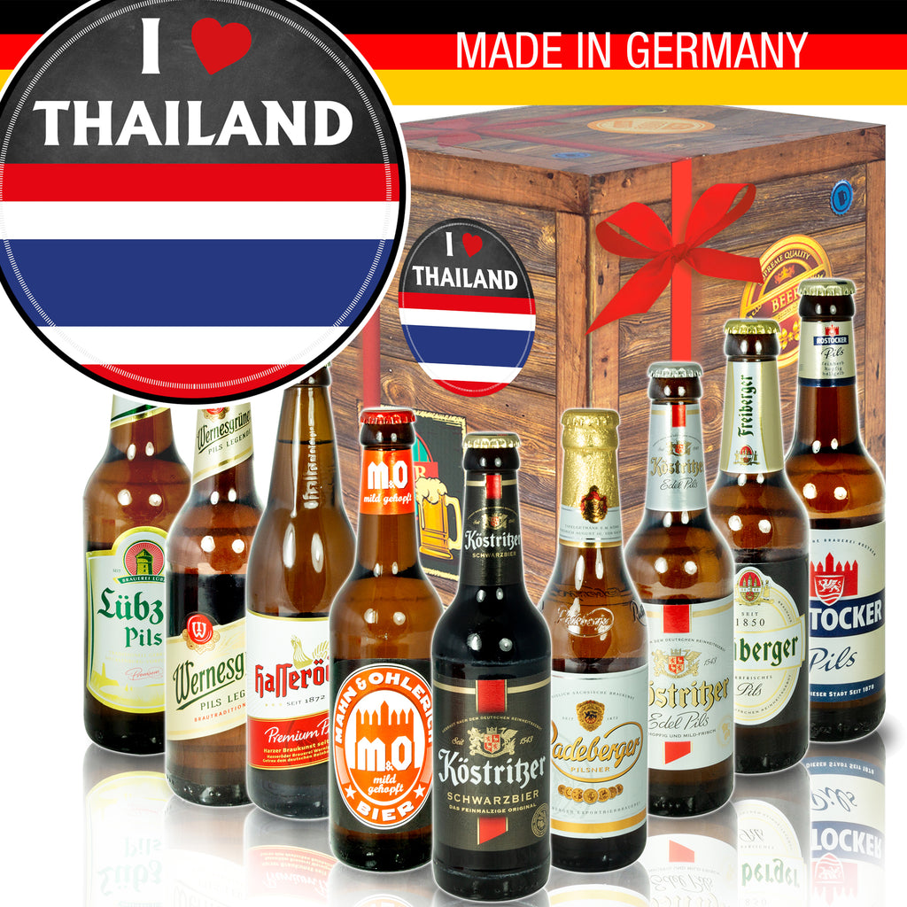 I love Thailand | 9 Spezialitäten Ostdeutsche Biere | Biergeschenk