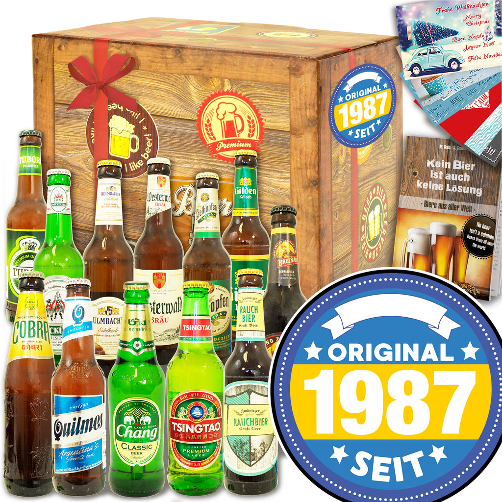 Original seit 1987 | 12 Biersorten Bier aus der Welt und Deutschland | Präsent